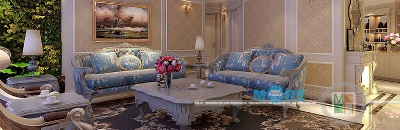 Sofa biệt thự tân cổ điển